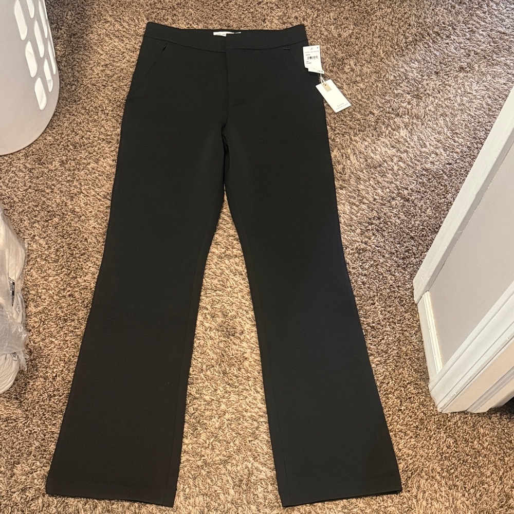 Good American Black scuba boss pants